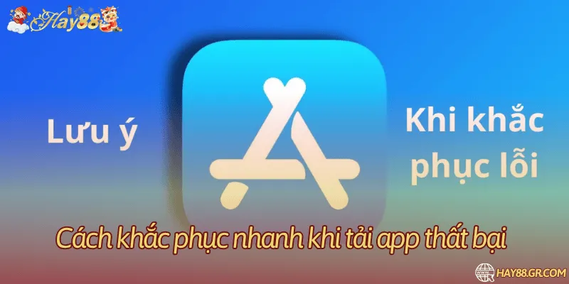 Thông báo lỗi tải hoặc cài trên iOS